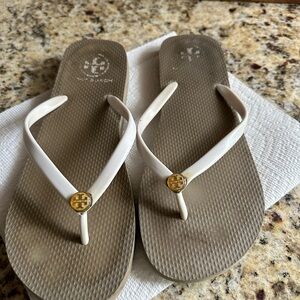 Tory Burch flip flops size 10